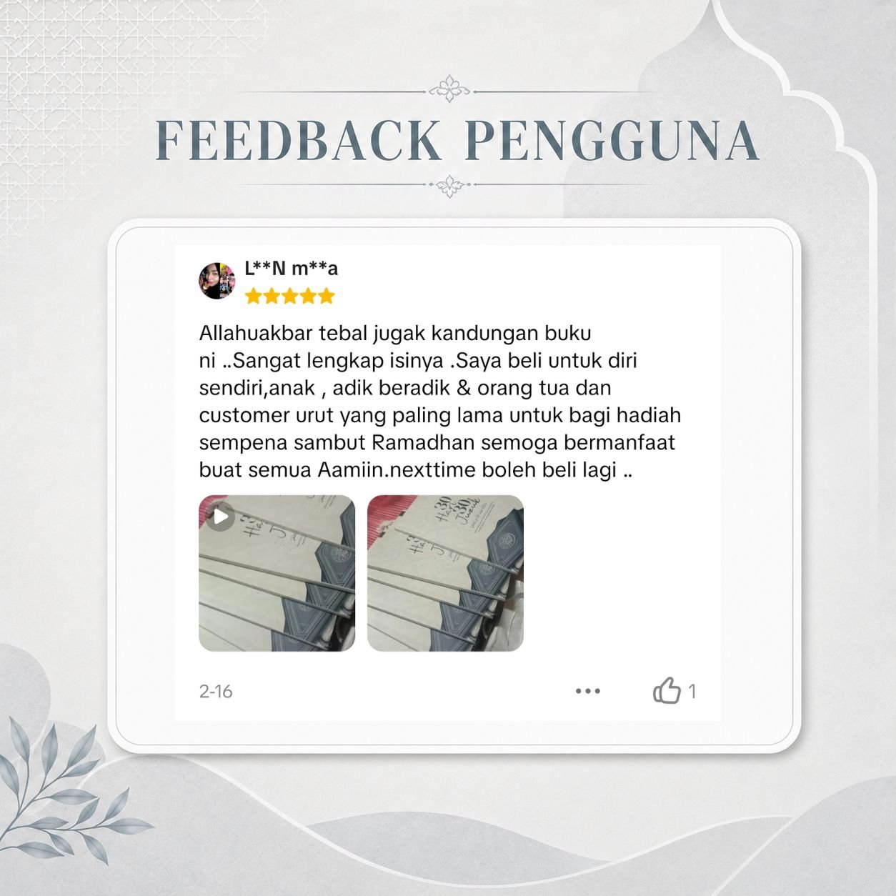 Testimoni pelanggan 2